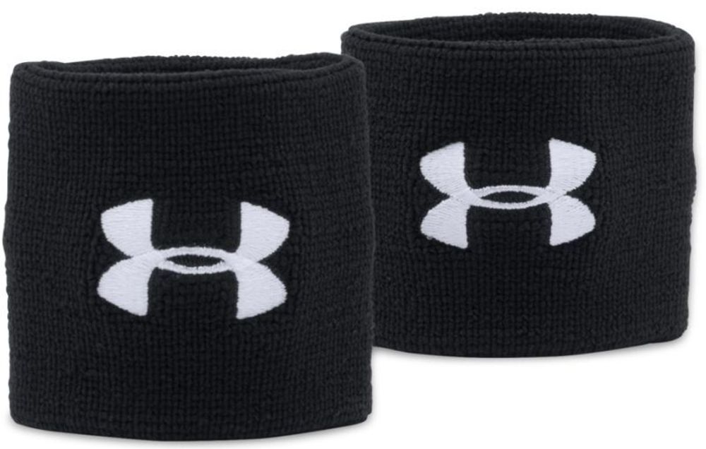 Напульсник теннисный Under Armour Performance Wristbands - black/white