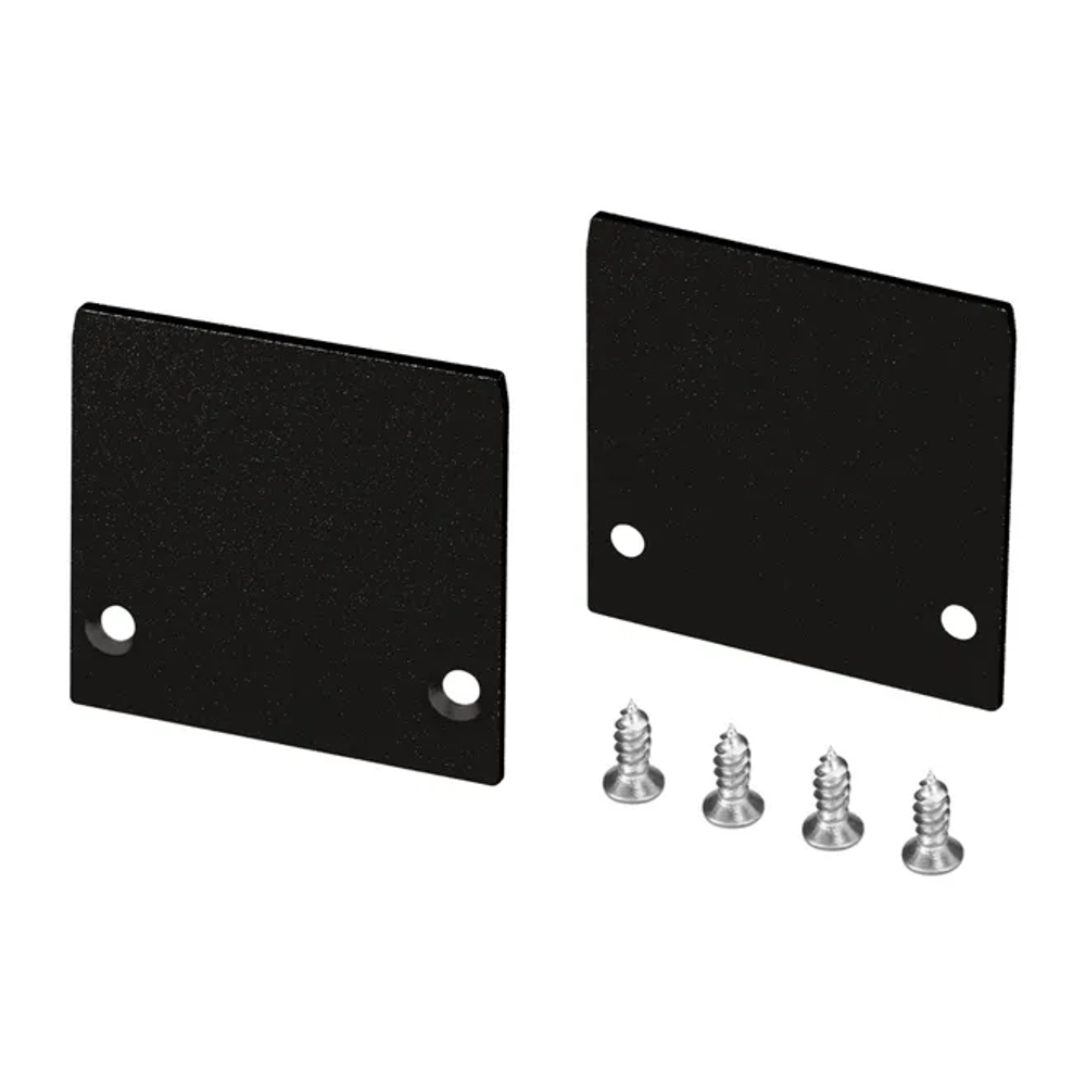 Заглушка LINE-3535-TRAY BLACK глухая (Arlight, Алюминий) 062200
