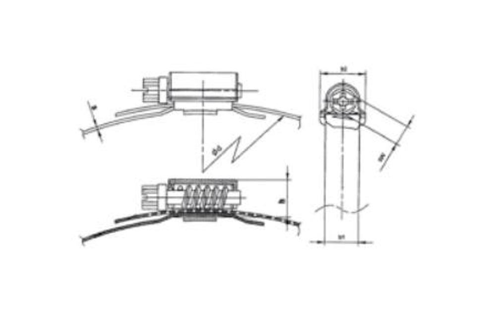 Хомут червячный TORK  Д 110*130