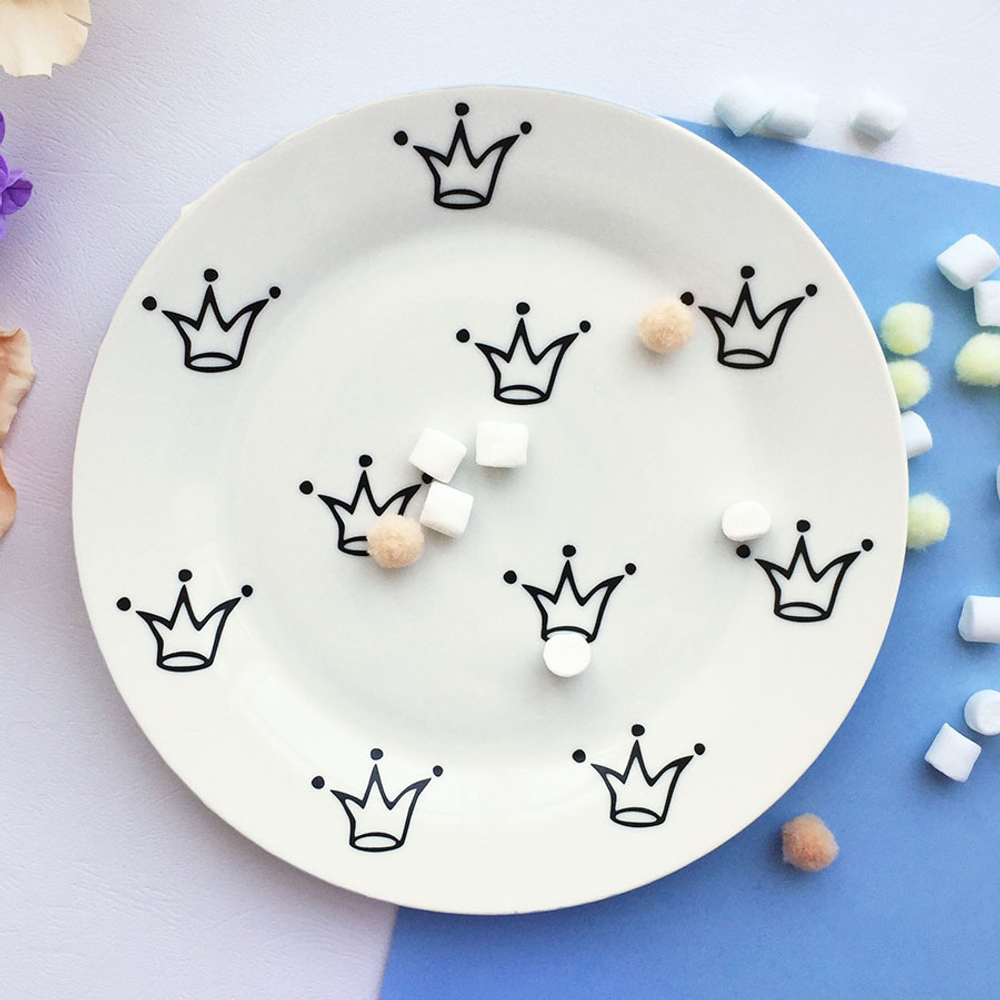 Тарелка my little crown vol.2 23 см фарфор