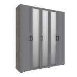 Шкаф с зеркалом Бруклин 200Ш