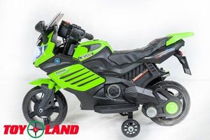 Детский электромотоцикл Toyland Minimoto LQ 158 зеленый фото №2