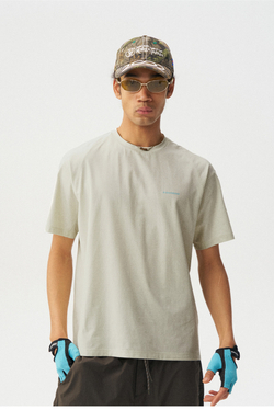 Футболка Nothomme Monterest Regular Logo бежевый