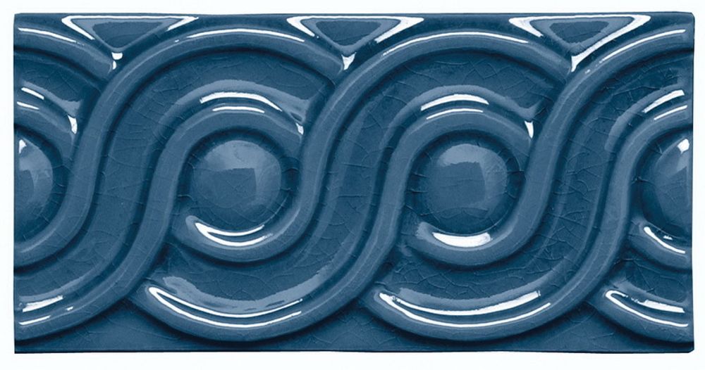 Бордюры ADEX MODERNISTA Relieve Clasico C/C Azul Oscuro