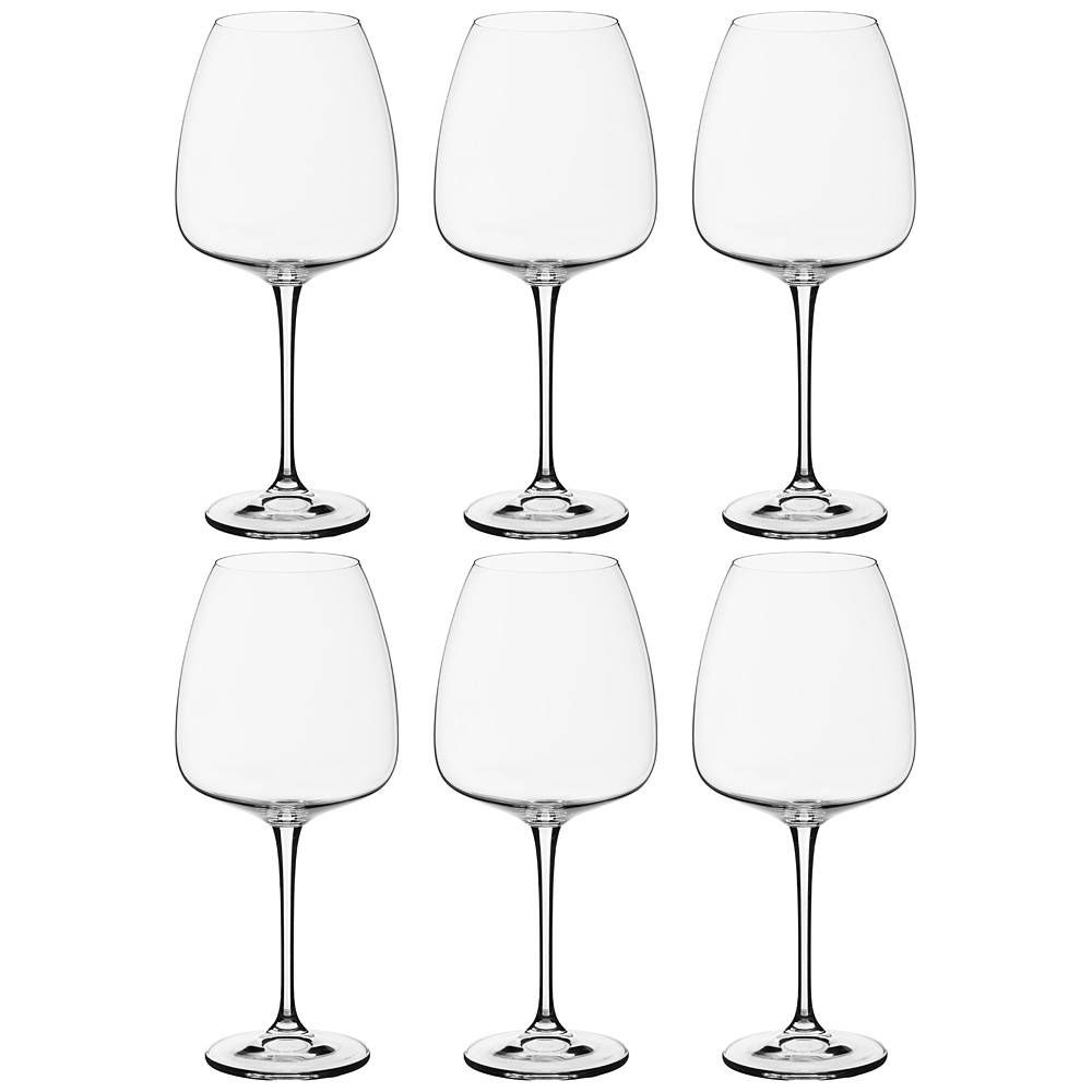 НАБОР БОКАЛОВ ДЛЯ ВИНА ИЗ 6 ШТ. "ALIZEE/ANSER" 770 МЛ ВЫСОТА=25 СМ (КОР=4НАБОР.)