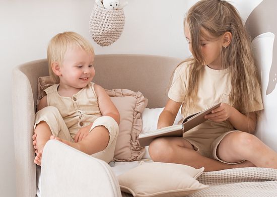 Кровать KIDI Soft для детей от 3 до 7 лет (бежевый)