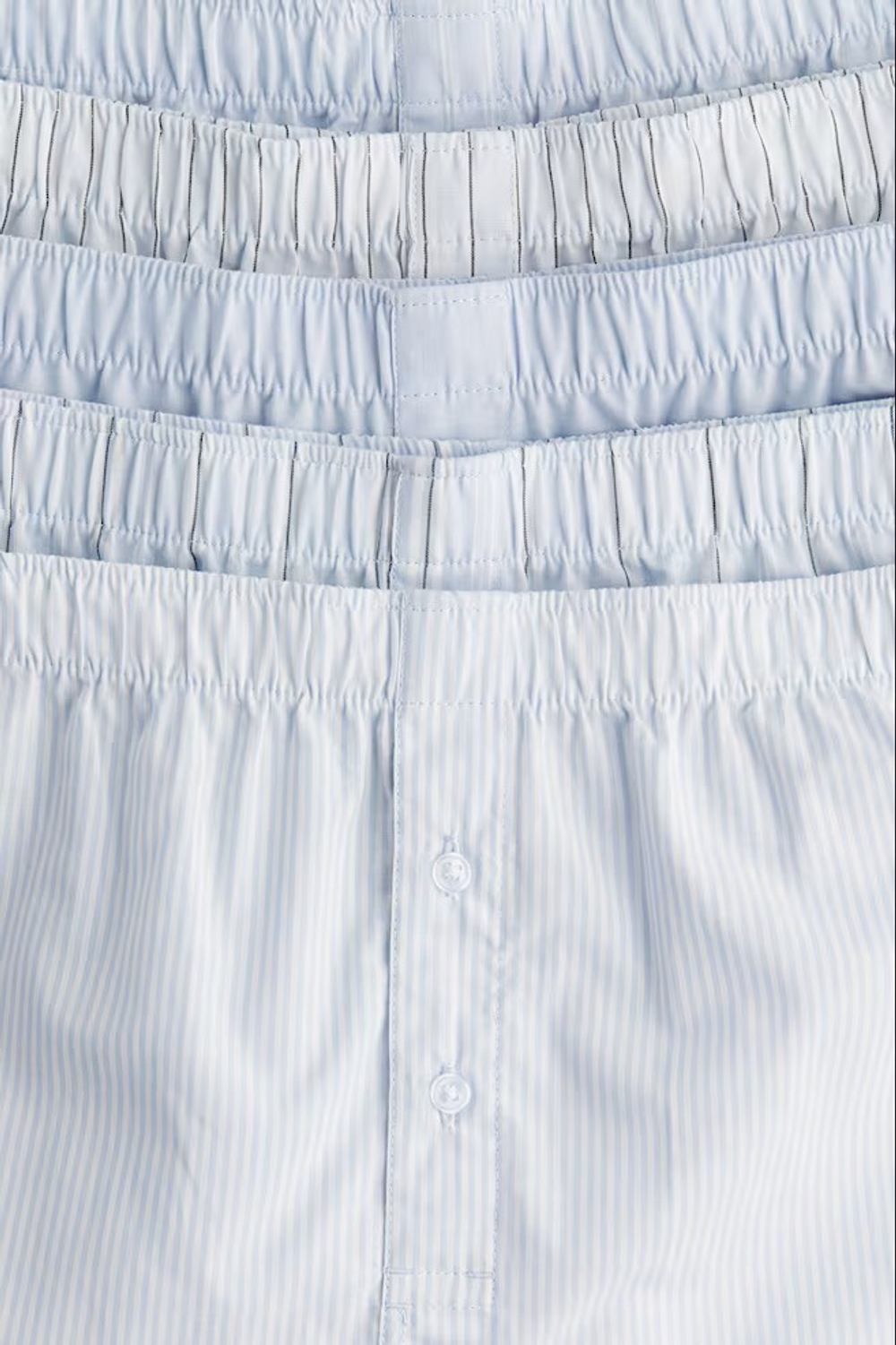 H&M Набор трусов-боксеров ( 5 шт.), светло-голубой