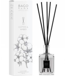 Хлопок и амбра, ароматический диффузор, Bago home