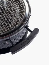 Настольный керамический гриль Diamond Egg Tabletop Grill, 30 см, серый