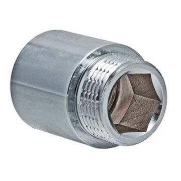 Удлинитель хромированный 1/2" 20 мм TIM