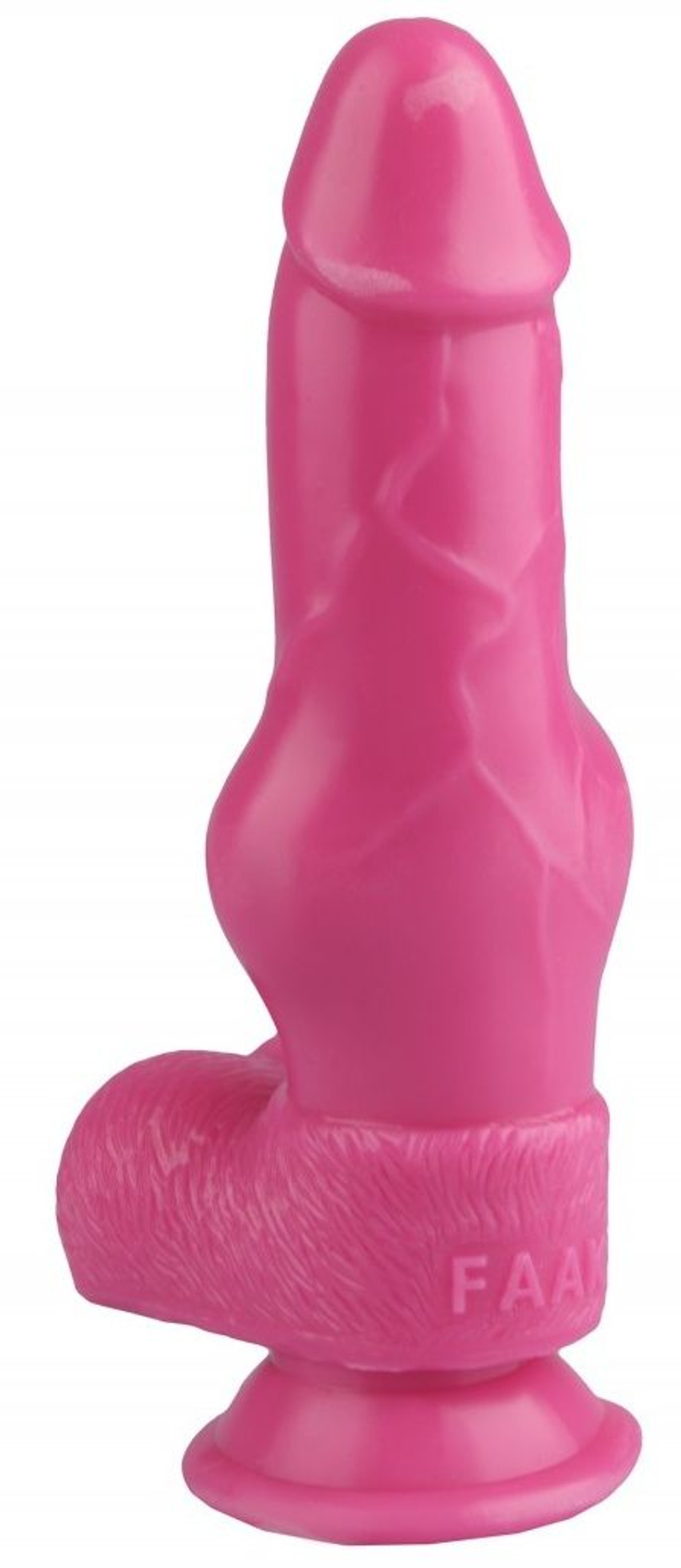 Розовый анальный фаллоимитатор-реалистик - 21 см. (Цвет: розовый)