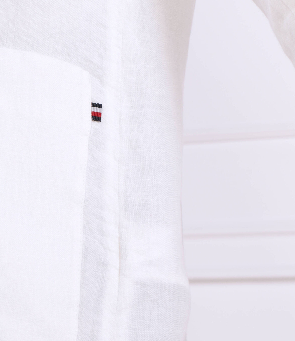 Льняный пиджак CASUAL LINEN SB BLAZER Tommy Hilfiger - белый(WW0WW37774)