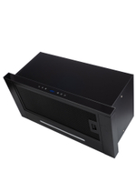 Кухонная вытяжка MACBI B-MTA-G60GW BL1200м3/ч Черная, Жесты+Wi-Fi, авто выдвижная