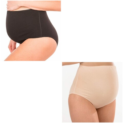 Набор трусов для беременных высокие хлопок из 2 шт, цвета в ассортименте, размеры L(48),XL(50),2XL(52)