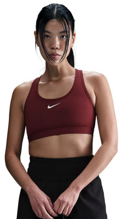 Теннисный бюстгальтер Nike Swoosh Medium Support Non-Padded Sports - Brown