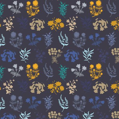 Seamless pattern of flowers.