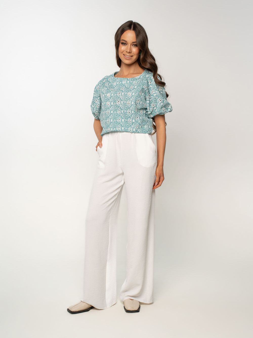 Костюм Мелодия лета (мятно-белый) К15896-5М LT Collection
