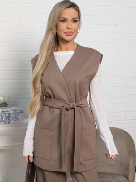 Жилет Заверши образ (бежевый) Б15145-16М LT Collection
