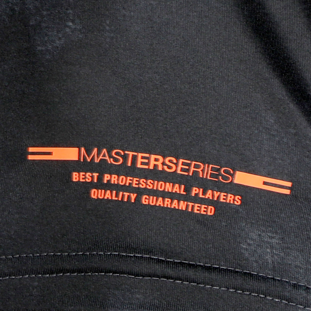 Мужское теннисное поло Bullpadel Molla Polo Men - Black, Orange