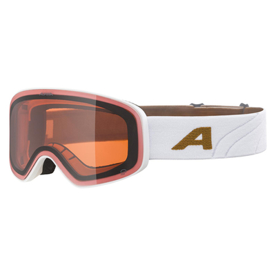 2025 Маска ALPINA Ladis S Q White-Gold Matt/Q кат. 2