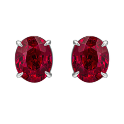 Серьги Пусеты с Рубинами, E0015-16/1