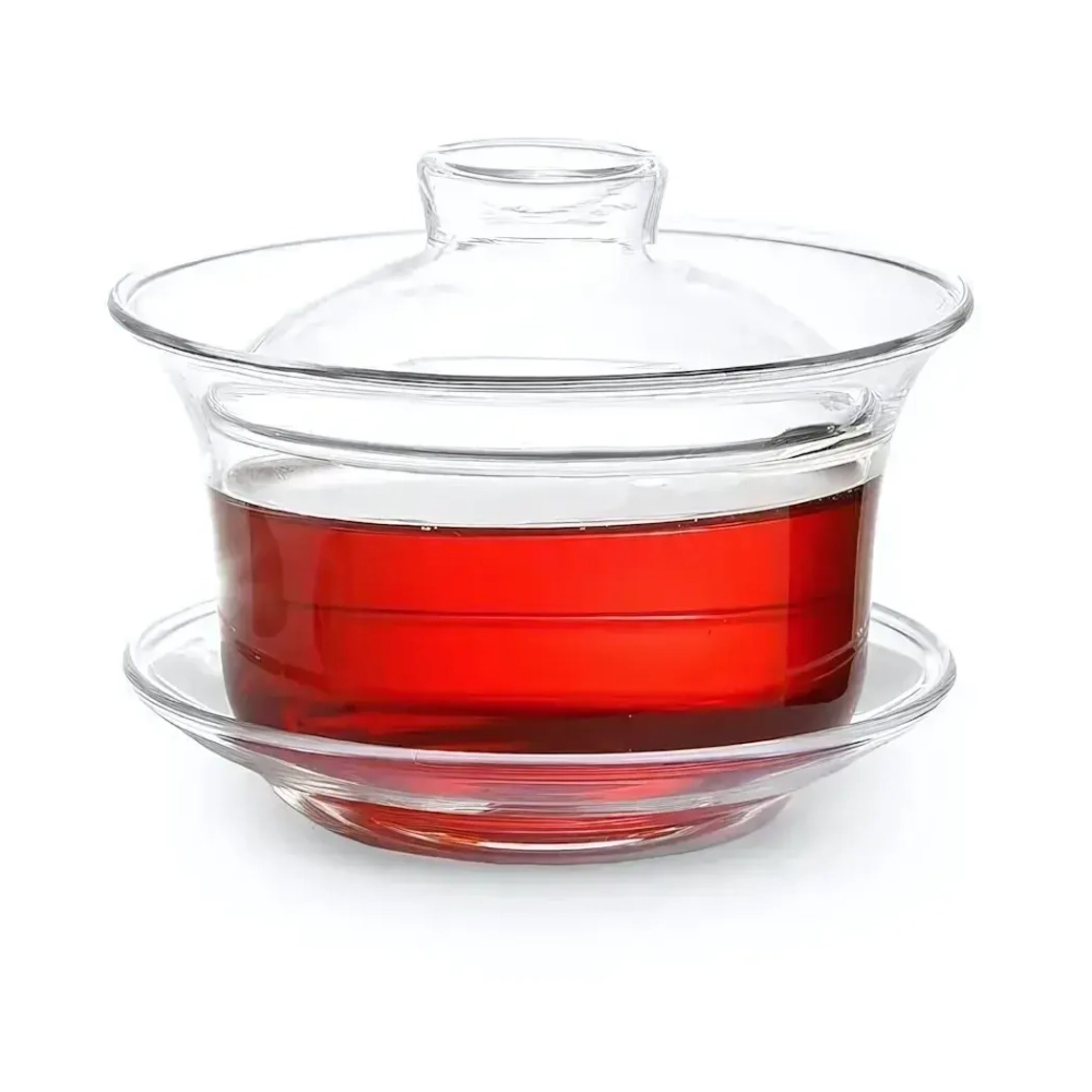 Гайвань с блюдцем и крышкой из жаропрочного стекла 250 мл