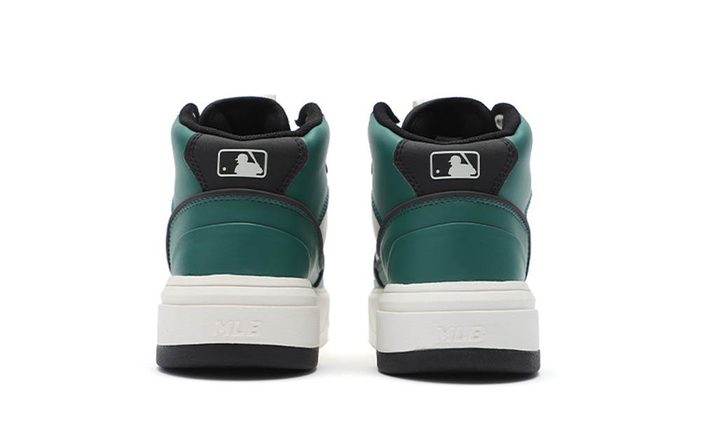 MLB Chunky Liner high high-top sneakers for men and women the same green