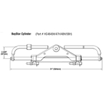 Гидроцилиндр Baystar Compact HC4647H (Honda 115/130 л.с.). (10237264)