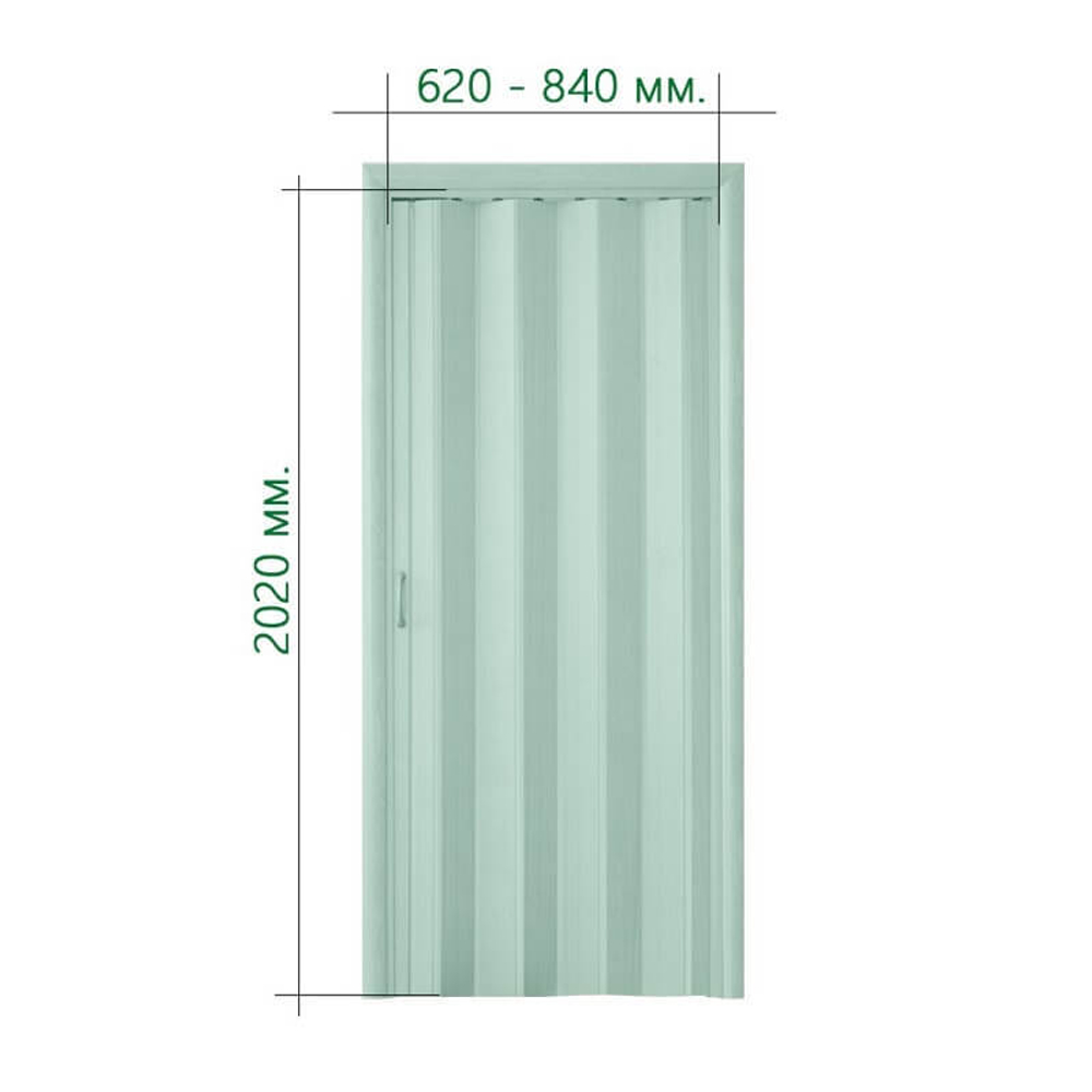 Дверь-гармошка Комфорт Вишня 2050х840 мм