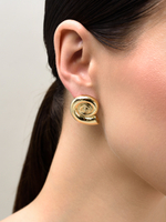 Серьги "Shell bound" Gold