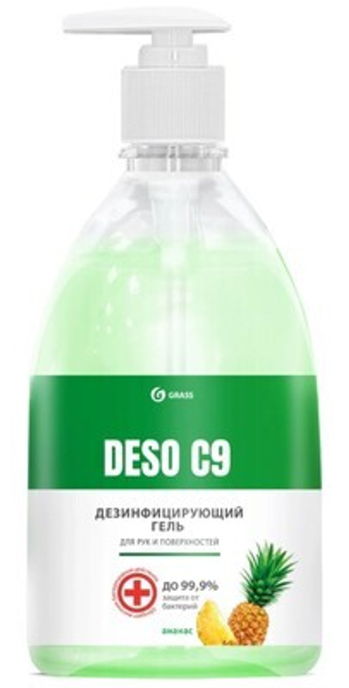 Дезинфицирующее средство на основе изопропилового спирта DESO C9 гель (ананас) 500мл, 15шт/кор