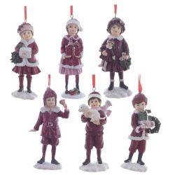 GAEM Изделие декоративное подвесное "Девочка/Мальчик", L5,5 W3 H12 см, 6в.