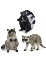 Набор Охота за орехами - еноты и скунс Schleich 42532