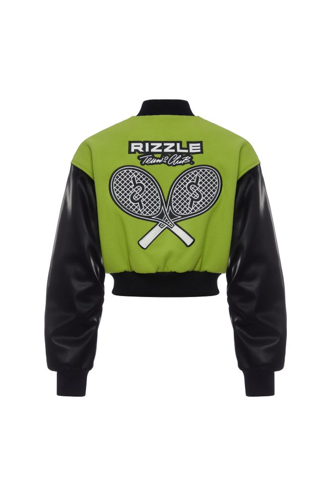 Бомбер утеплённый Tennis Club Lime