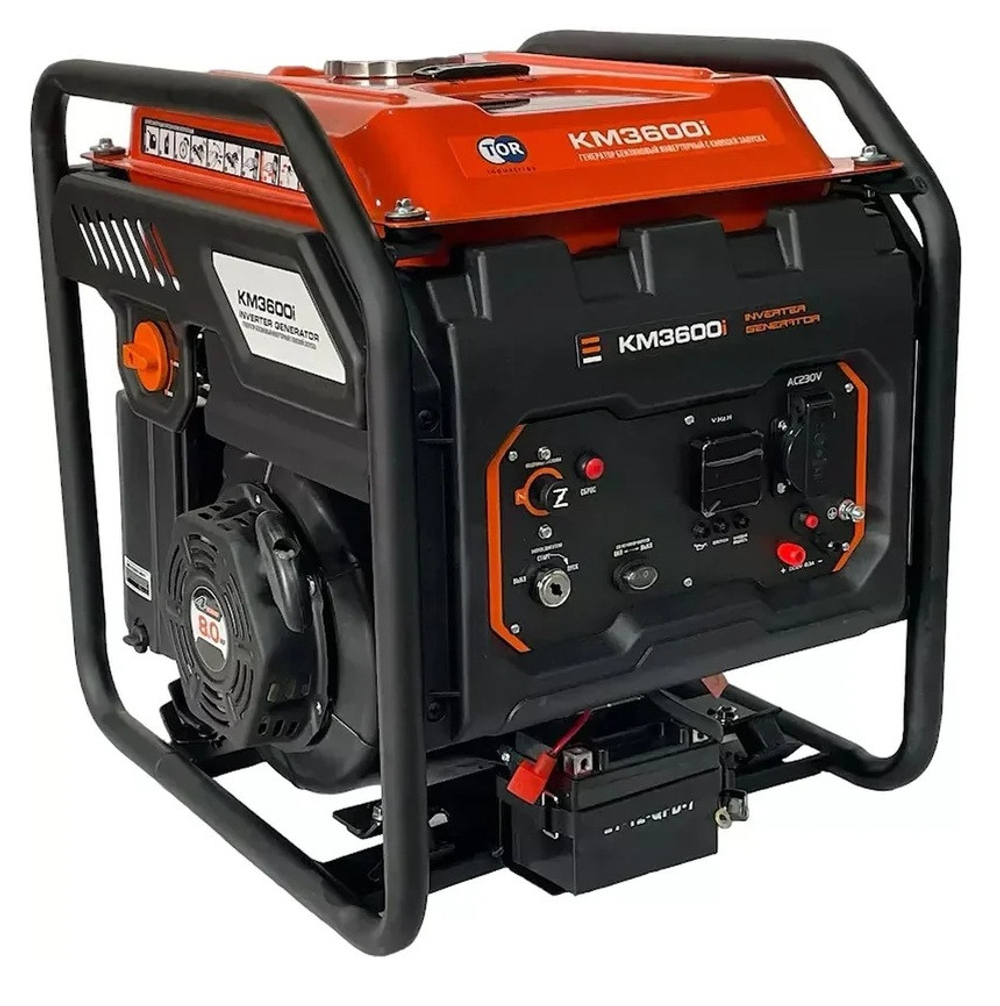 Генератор бензиновый инверторный Tor KM3600i 1025975 3,6 кВт 220В 12 л
