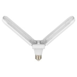 Фитолампа для растений светодиодная ЭРА GREEN LINE ФИТО-20W-PL-E27-GR 2-х лепестковая красно-синего спектра 20 Вт Е27 | Фитолампы Е27