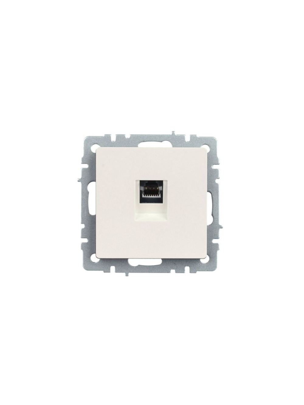 Розетка компьютерная СП RJ45 кат.5E BRITE РК10-БрЖ механизм жемчуж. IEK BR-K10-1-K36