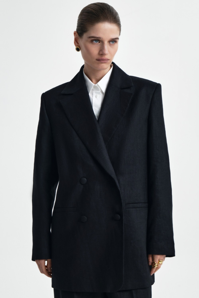 Жакет льняной oversize