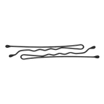 Kitsch, Заколка для бобби Essential, черная, 45 шт.