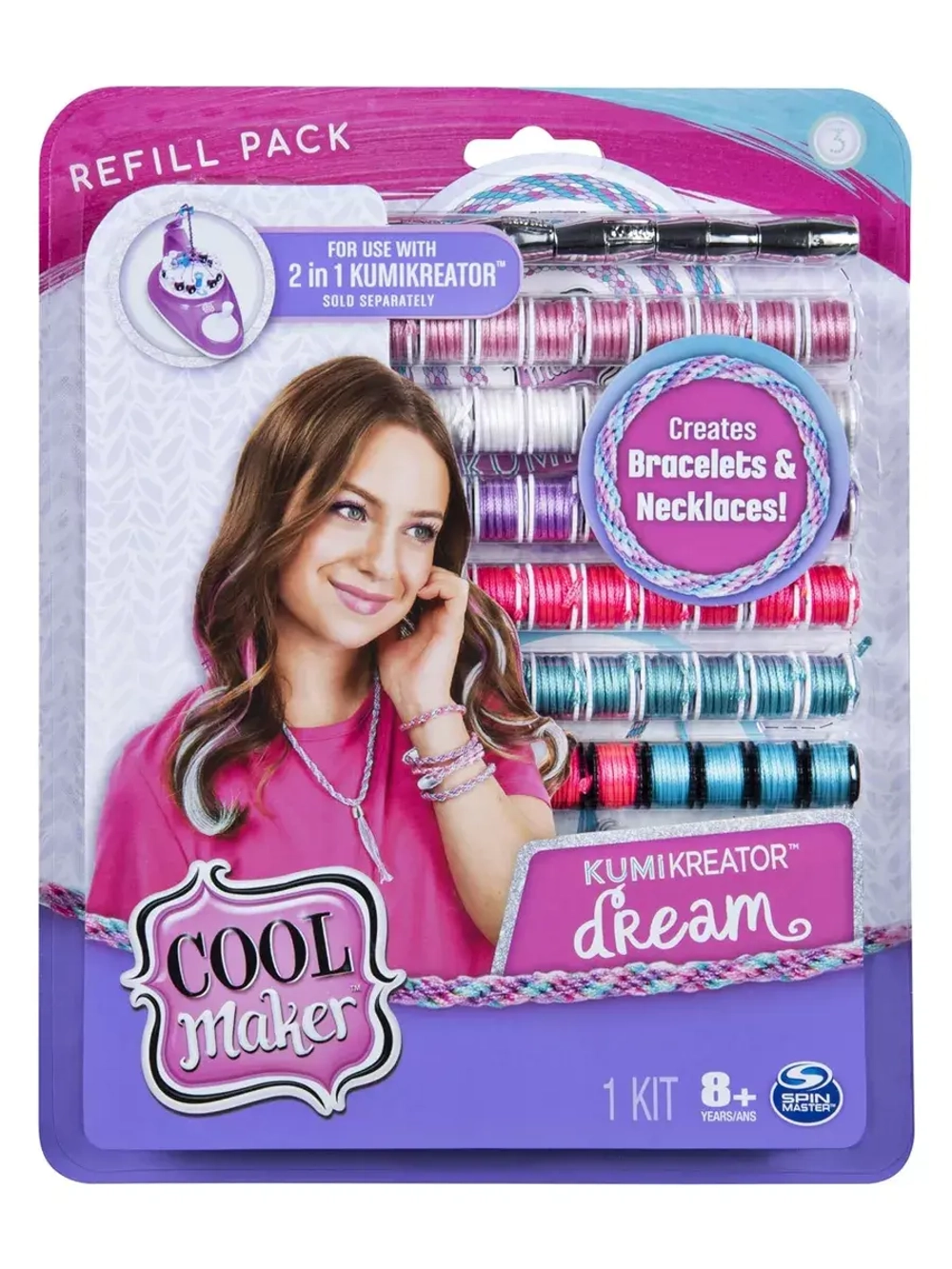 Набор ниток для плетения фенечек Kumi Kreator Dream