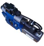 4WRTE10V1-50L-4X/6EG24ETK31/A1M - Пропорциональный быстродействующий распределитель с обратной связью по положению золотника и со встроенным усилителем (OBE), Ду10, A1 = ±10 В, номинальный расход 50 л/мин, схема V1-, каналы управления ET = X и Y - внутренние