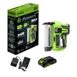 Нейлер акк. Greenworks GD24BN, 24V, б/щет,100 уд/мин, гвозди 18GA, LED,1х2Ач,ЗУ,кор (3400707CUA)