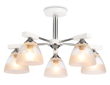 Подвесная люстра 3*E27 TR9093/5 WH/CH белый/хром Traditional Ambrella