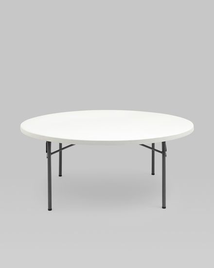 Стол круглый складной пластиковый Кейт 180