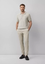 Трикотажная рубашка поло со структурой и манжетами s.Oliver Black Label