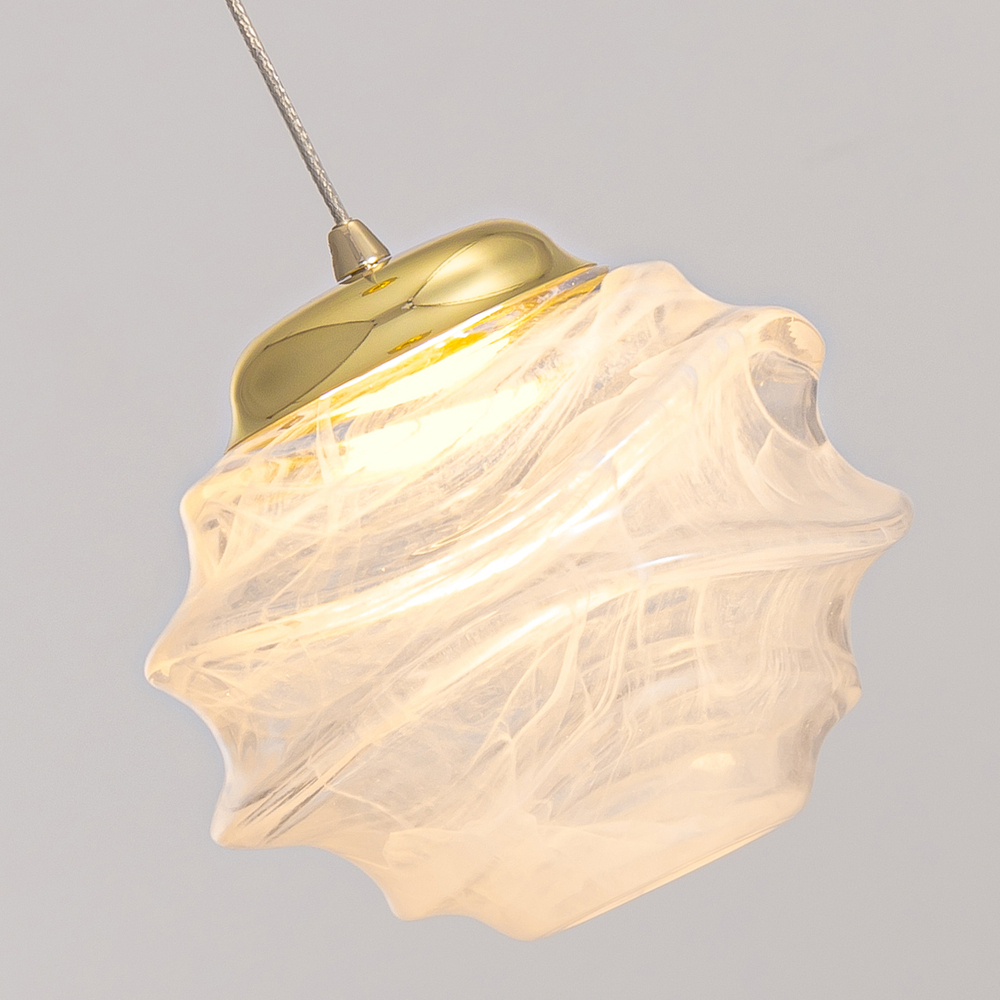 Подвесной светильник MD25030003-1A gold/clear