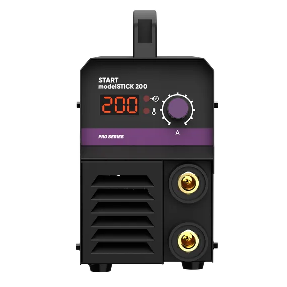 OSA START modelSTICK 200 НАКС Сварочный инвертор 1W200KCN — полупрофессиональный инверторный сварочный аппарат для монтажников, 200 А