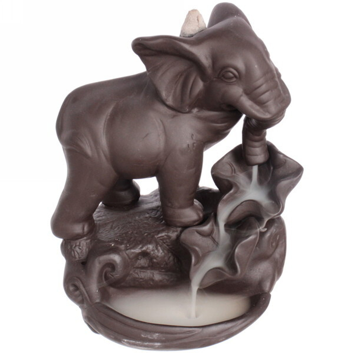 Подставка под стелющиеся благовония Слон мудрости 13 x 10x 16 2 см