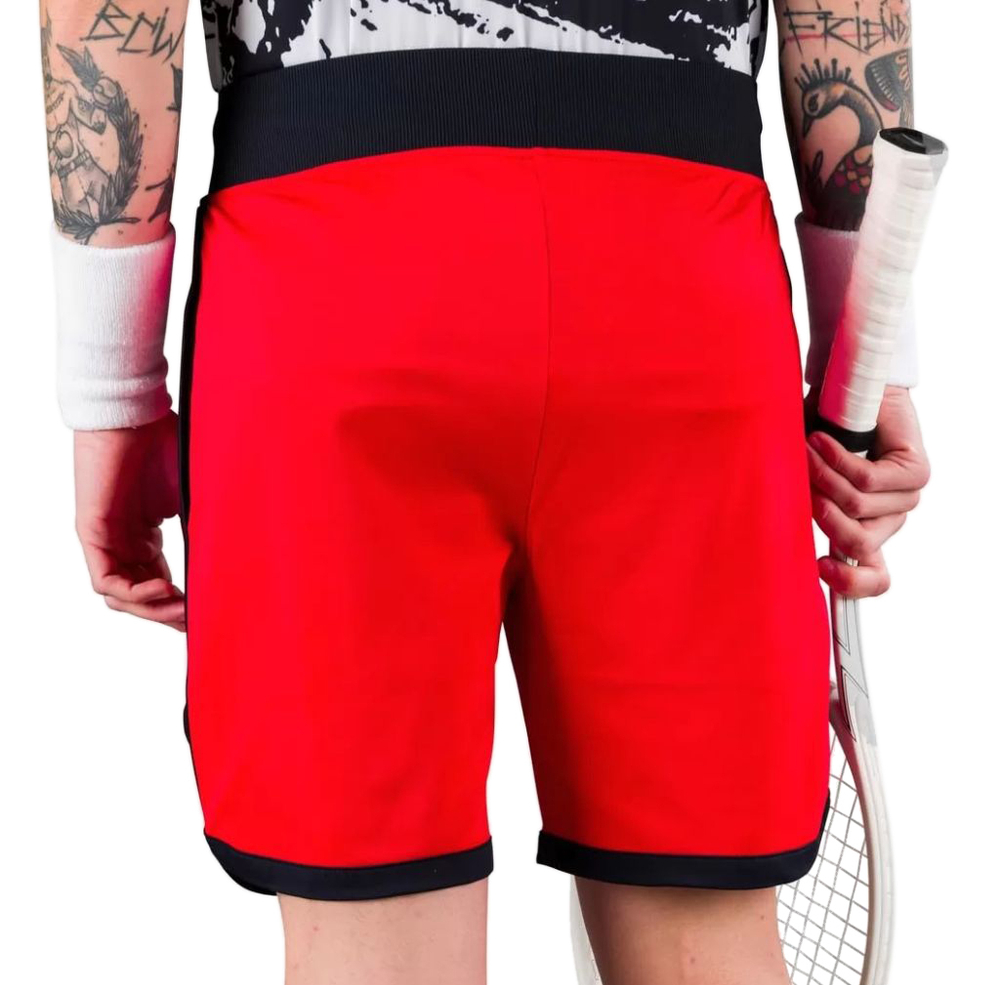 Мужские теннисные шорты Hydrogen Tech Shorts - red/blue navy