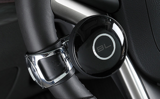 Ручка (лентяйка) на руль черная "YC-142-BK черная #YC-142-BL